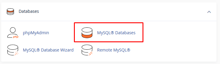 mysql cpanel