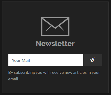 newsletter sidebar