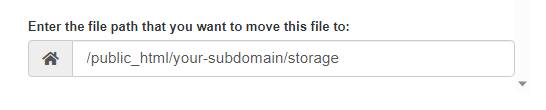move storage subdomain