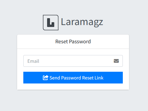 reset password