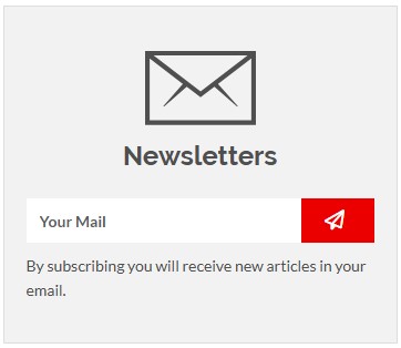 widget newsletter sidebar