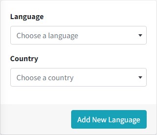 add language